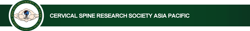 CERVICAL SPINE RESEARCH SOCIETY ASIA PACIFIC